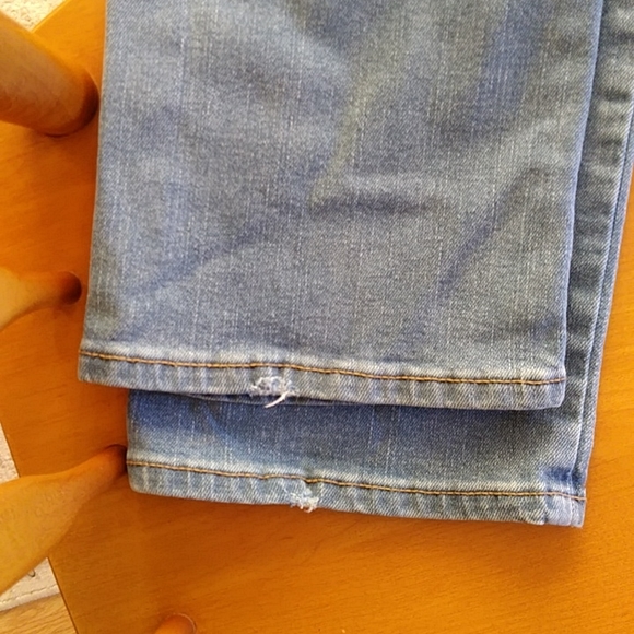 Gap Denim Adjustable Waist Straight Jeans 16 Slim Blue - Picture 12 of 16